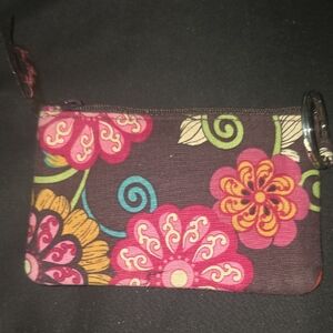 Vera Bradley Floral Print Women's Keychain Wallet